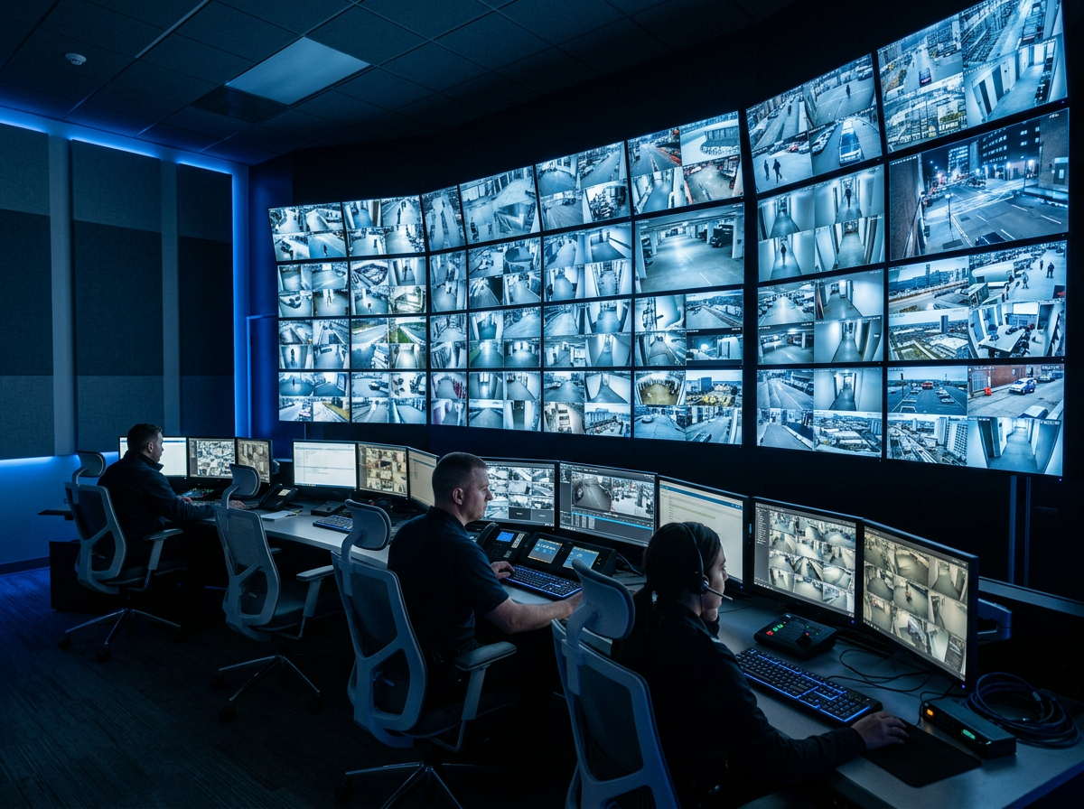 Security monitoring room